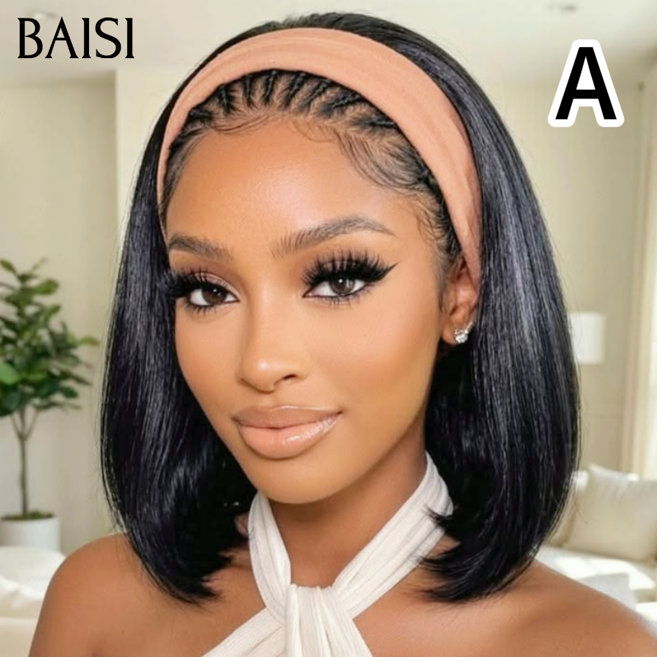 BAISI 13x4 Lace Frontal PROMO 4 Perruques ABCD Chaque Modèle Son Style Différent Look Tous les Jours en 100% Cheveux Humains