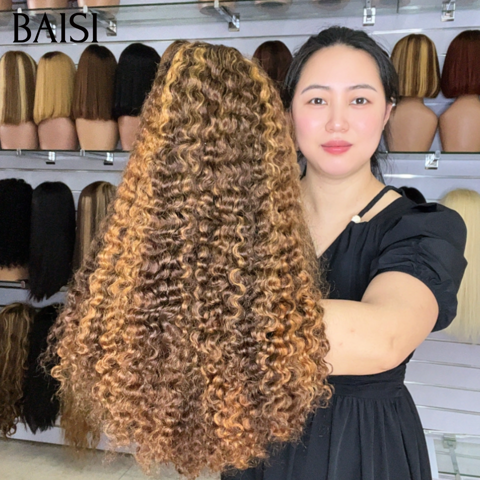 BAISI 4 Perruques LA BEAUTE Longues Raw Hair En Gros Offre Spéciale En Carton pour Revendeurs Très Bonne Qualité 100% Cheveux Humains