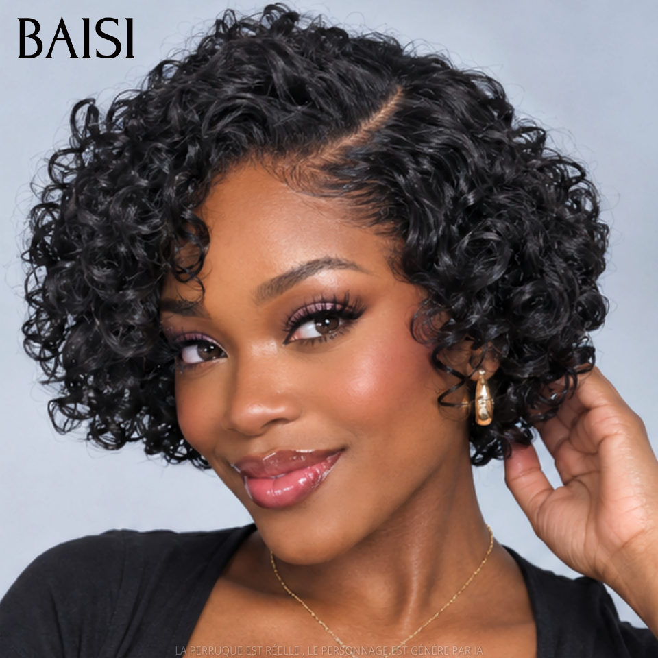 BAISI perruque la plus confortable sans colle seulement 48€ ou avec closure 75€ prix promotionel 100% vrais cheveux humains raw hair