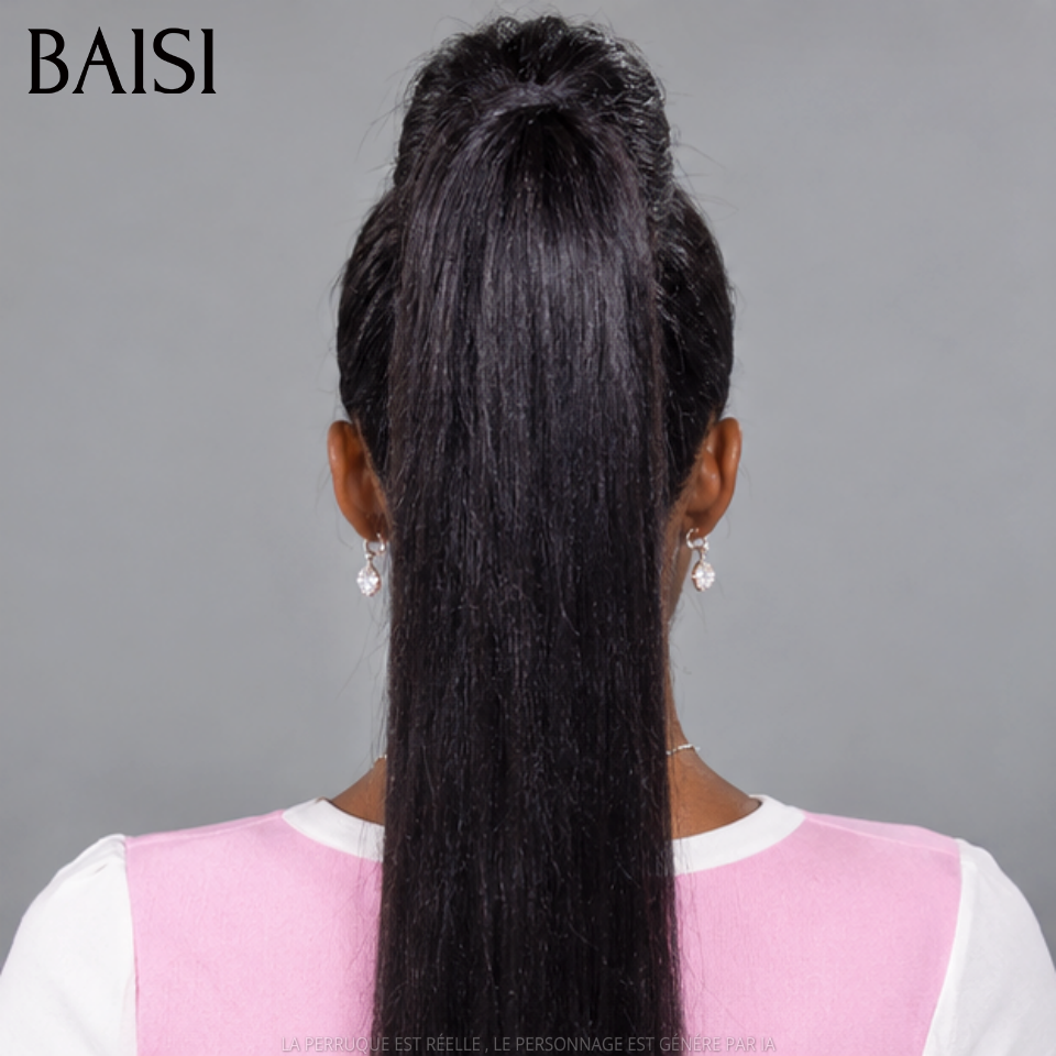 BAISI perruque Upgrade Invisible Strap 360 lace Frontal kinky en Couleur naturel Invisible Strap Perruque 360 Prêt-à-porter -20% OFF en 100% Raw Hair Lace déjà couper