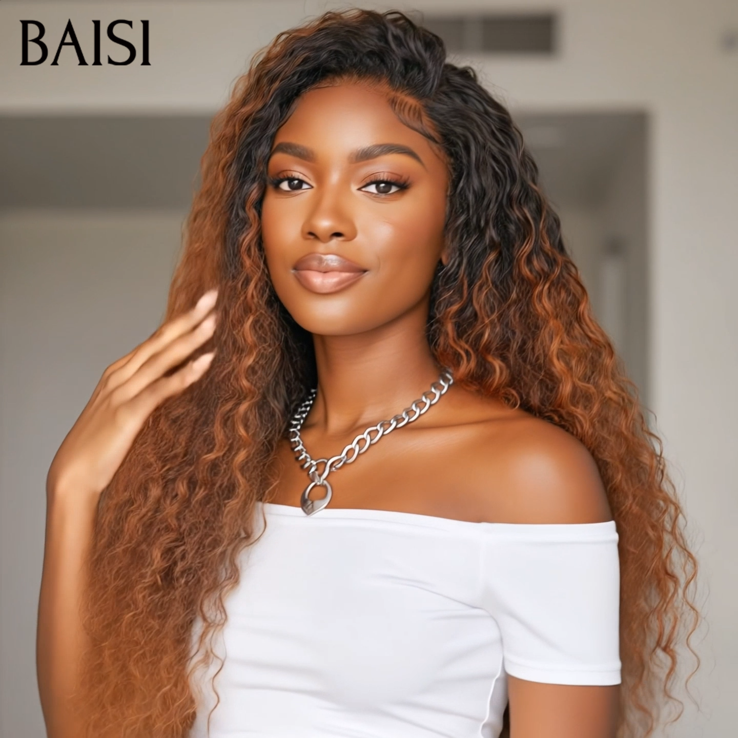 BAISI 13x4 Lace Lot de 3 Perruques Longues 20Pouces + 1 Perruque Gratuite à Bon Prix Idéales Pour Revendre en 100% Cheveux Humains