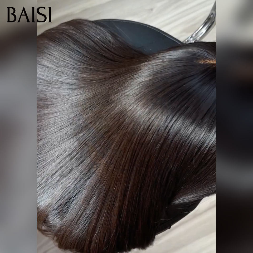 BAISI 4x4 Lace Perruque bob Lisse Noir Raw Hair 10pouces 59€ Prix Imbattable Deja En France Ou Bob Lisse Noir 12Pouces 100% Vietnam Hair TOP QUALITE en 100% Cheveux Humains