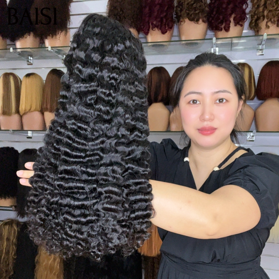 BAISI 4 Perruques LA BEAUTE Longues Raw Hair En Gros Offre Spéciale En Carton pour Revendeurs Très Bonne Qualité 100% Cheveux Humains