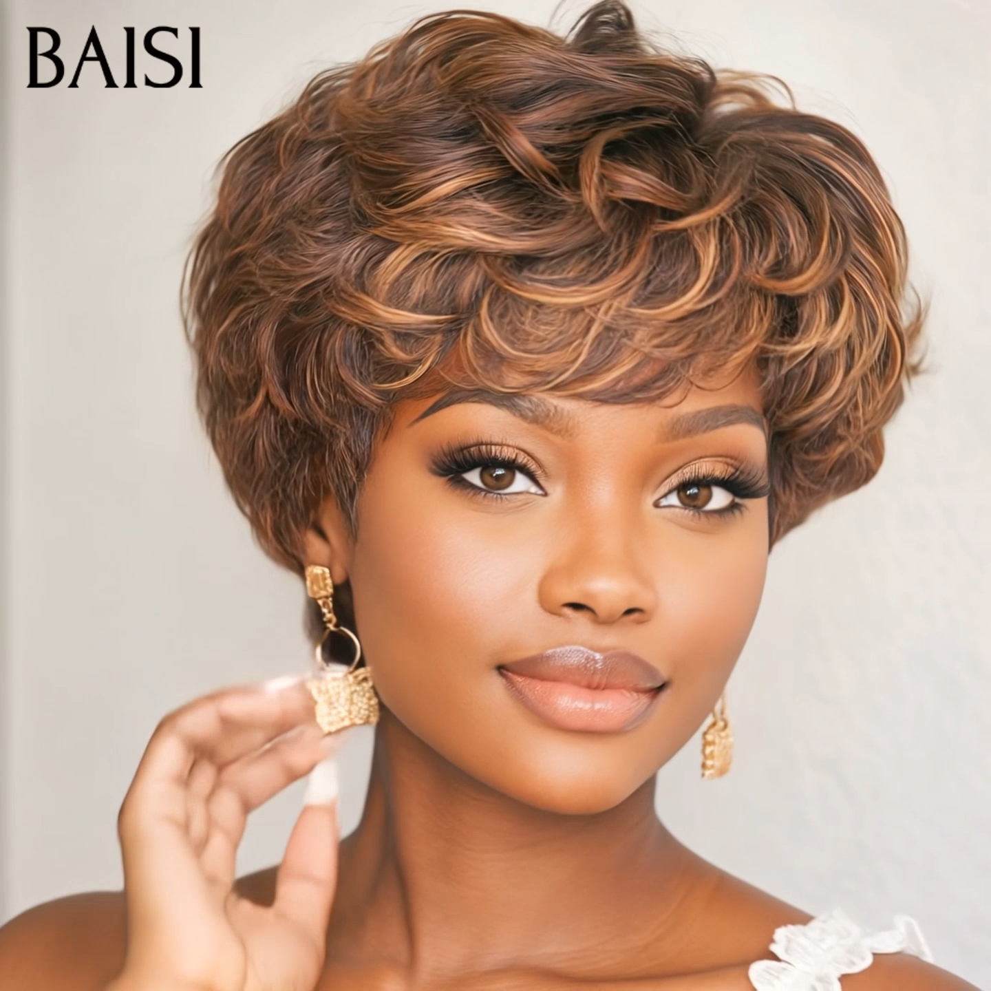 BAISI 13x4 Lace Lot de 3 Perruques Longues 20Pouces + 1 Perruque Gratuite à Bon Prix Idéales Pour Revendre en 100% Cheveux Humains