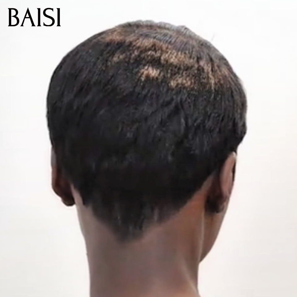 BAISI Perruque Full Lace Pixie Lisse Noir 129€ Ultra Confortable et Contre Chaleur Ou Perruque BOB kinky curly Bandeau Frisée Curly Fabriquée A La Machine sans lace sans colle 75€ En 100% Cheveux Humains