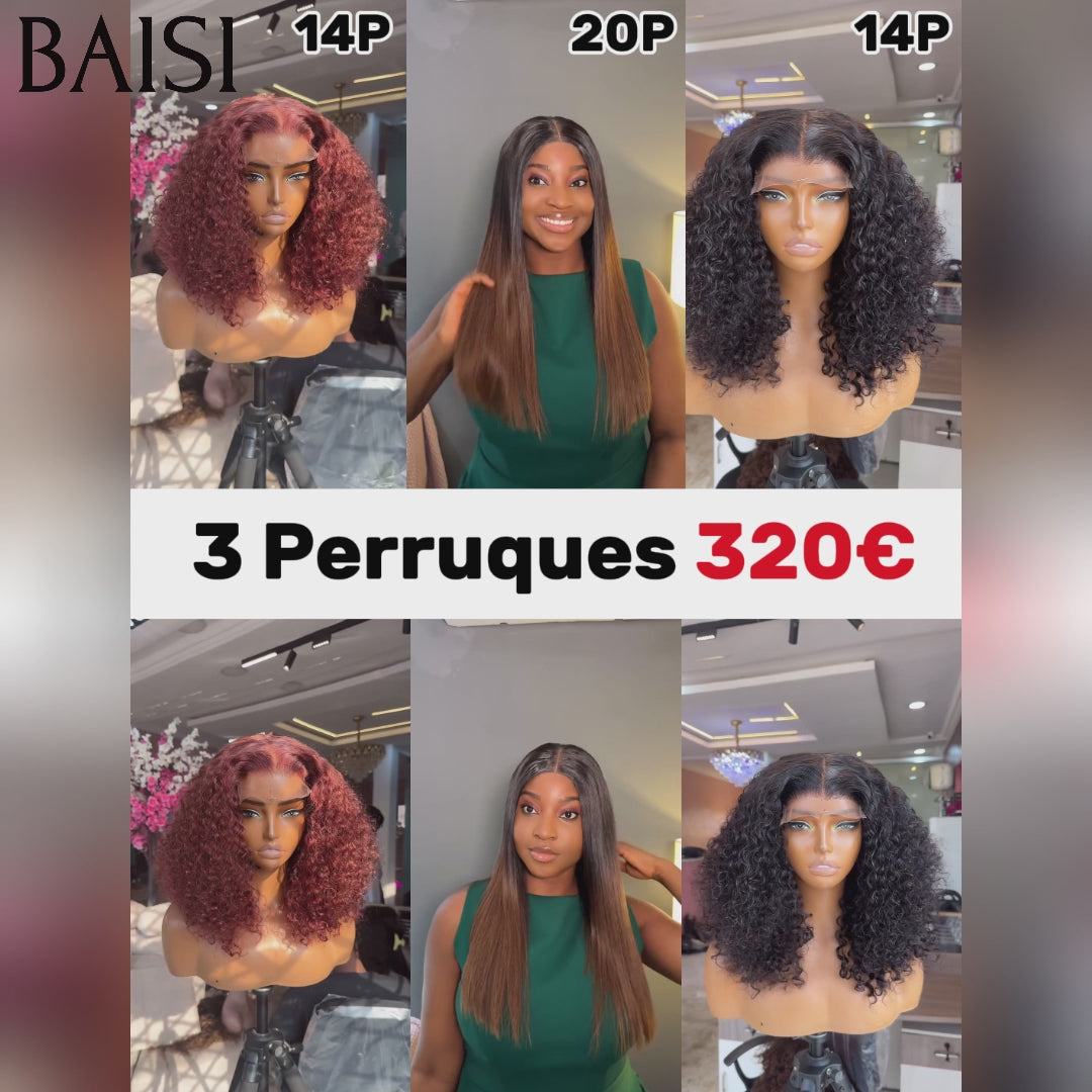 ELECLAND Lot De 7 Perruques Fête Avec Lunettes Et Bonnets - Perruques Afro Bouclées Néon Cosplay