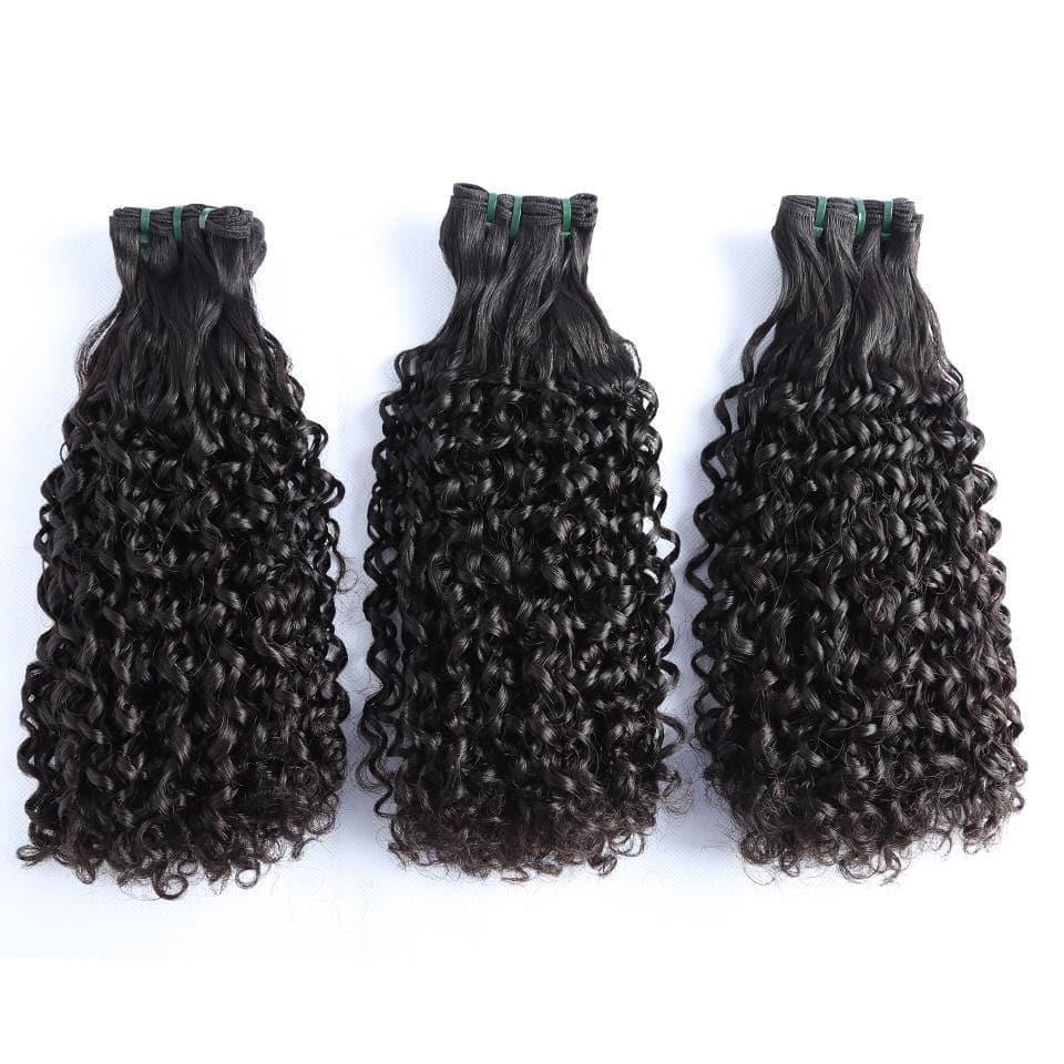 BAISI 15A Grade 3 Balls of Virgin Hair Weaves 100% Vietename Hair Double Drawn Fumi Hair Fumi Water