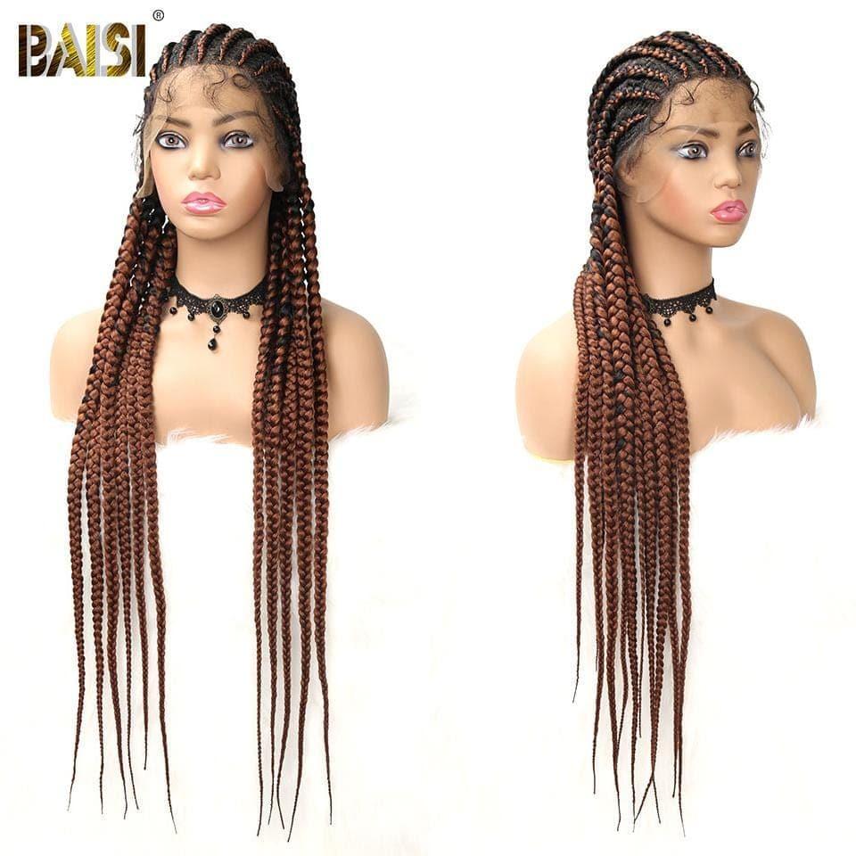 BAISI Full Lace Natte En Cheveux Synthétique