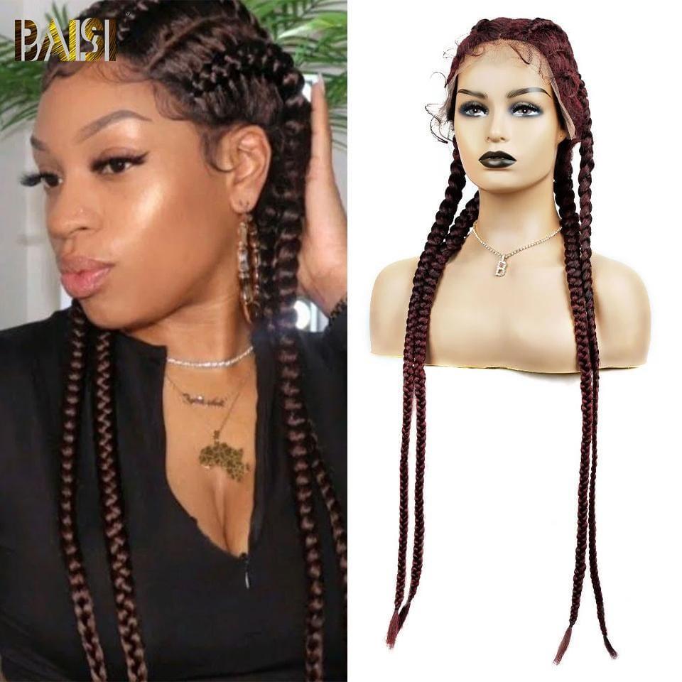 BAISI Achetez 2 perruques minimum au prix d'usine fournisseur NATTES DE 30 POUCES EN 100% Cheveux synthétiques (Pas Besoins De Code)
