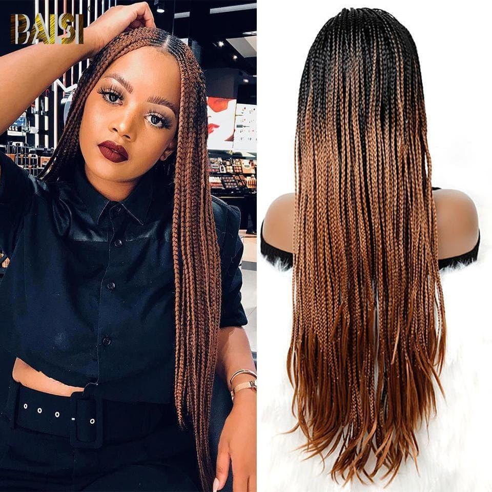 BAISI Box Braide Natte Longue En Cheveux Synthetiques 26 pouces