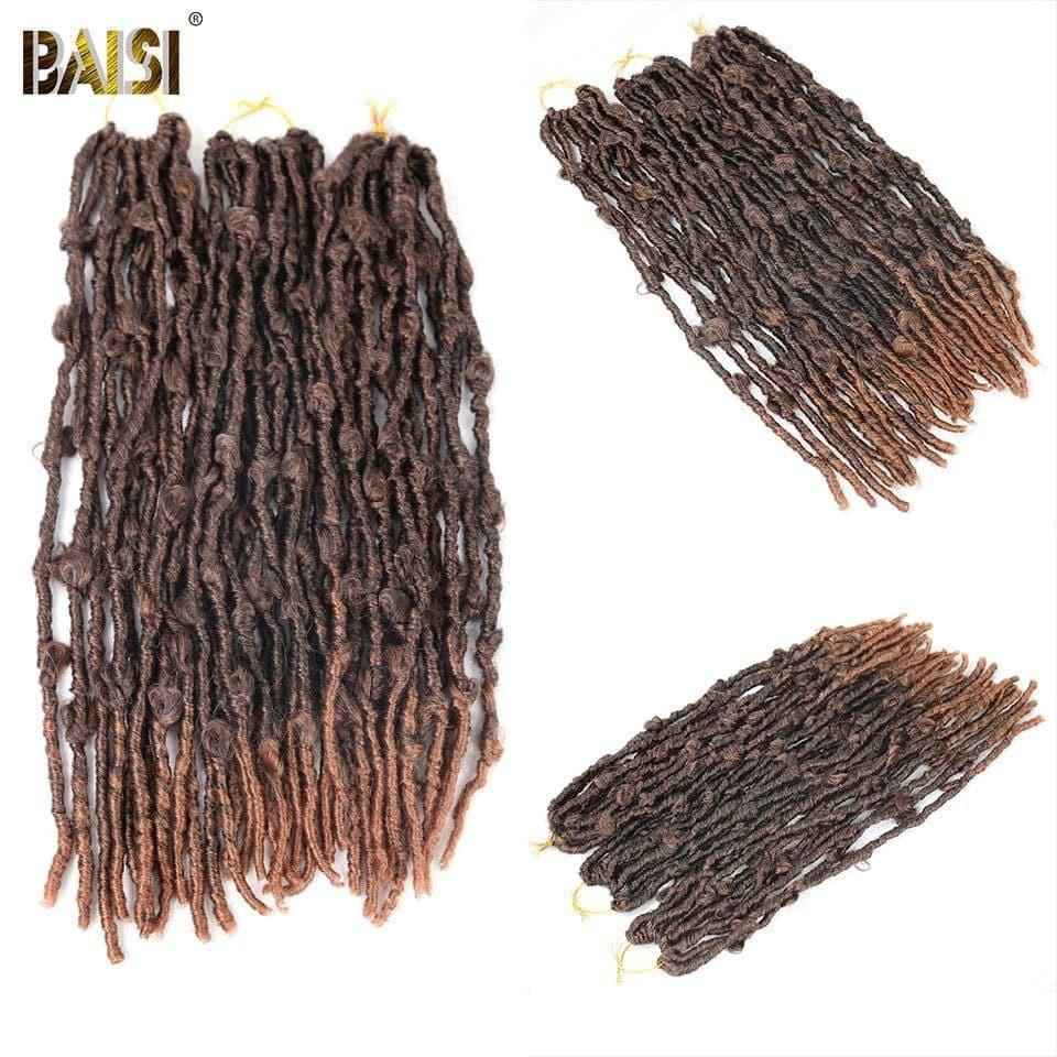 BAISI Passion Twist Braid Butterfly Locs Cabelo de crochê em cabelo 100% sintético
