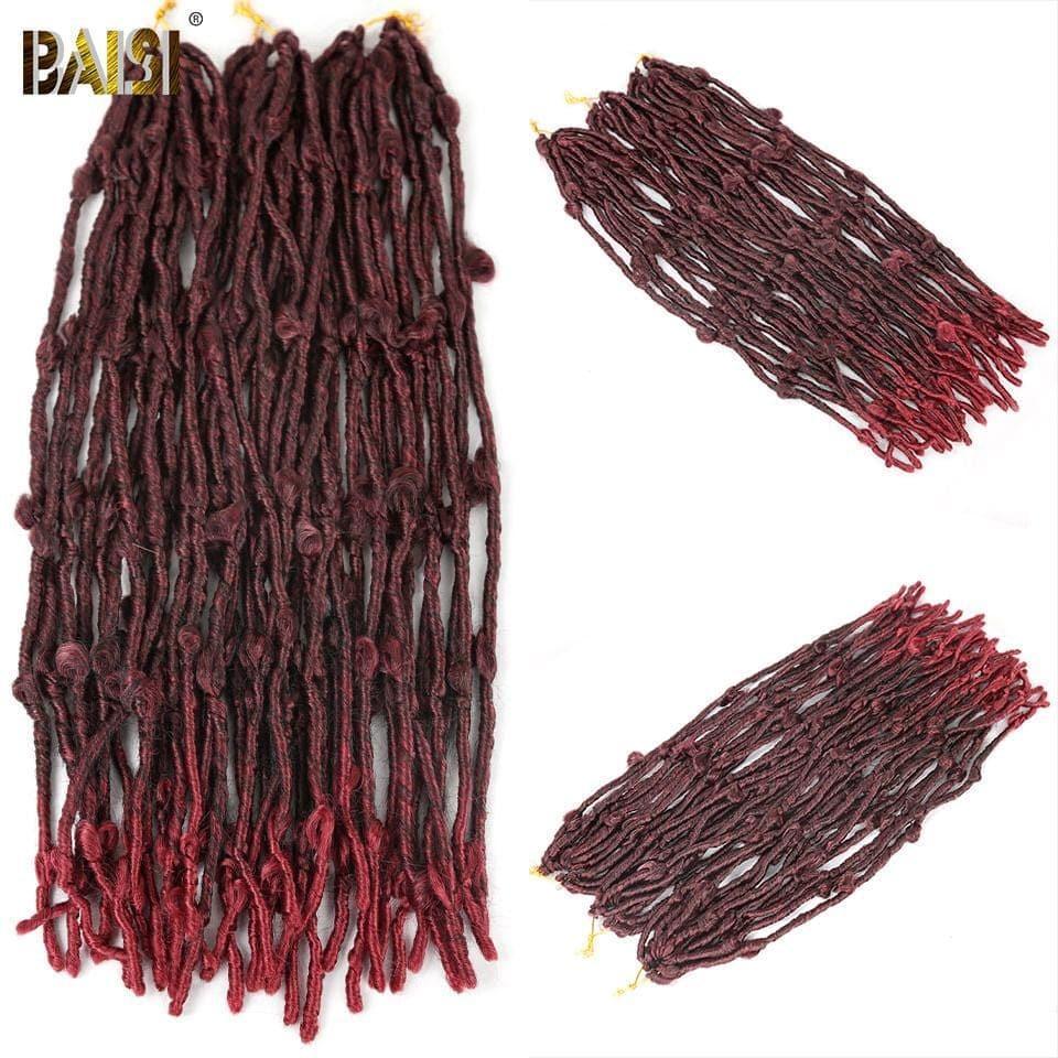 BAISI Passion Twist Braid Butterfly Locs Cabelo de crochê em cabelo 100% sintético