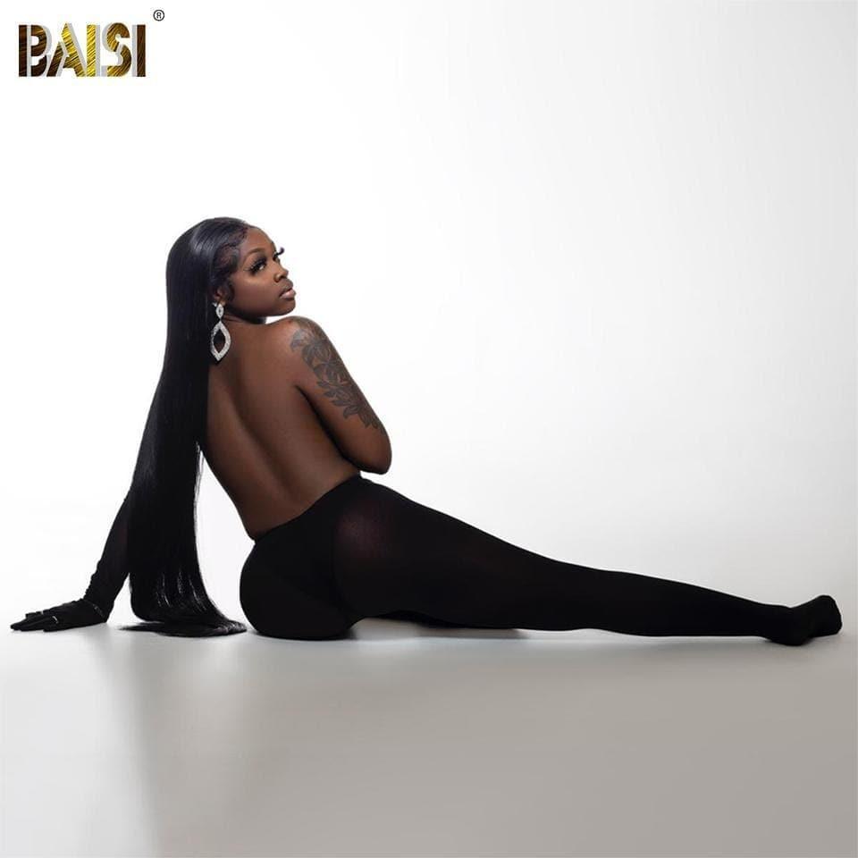 BAISI Sexy Cheveux Longues En 100% Cheveux Humains Lisse Straight