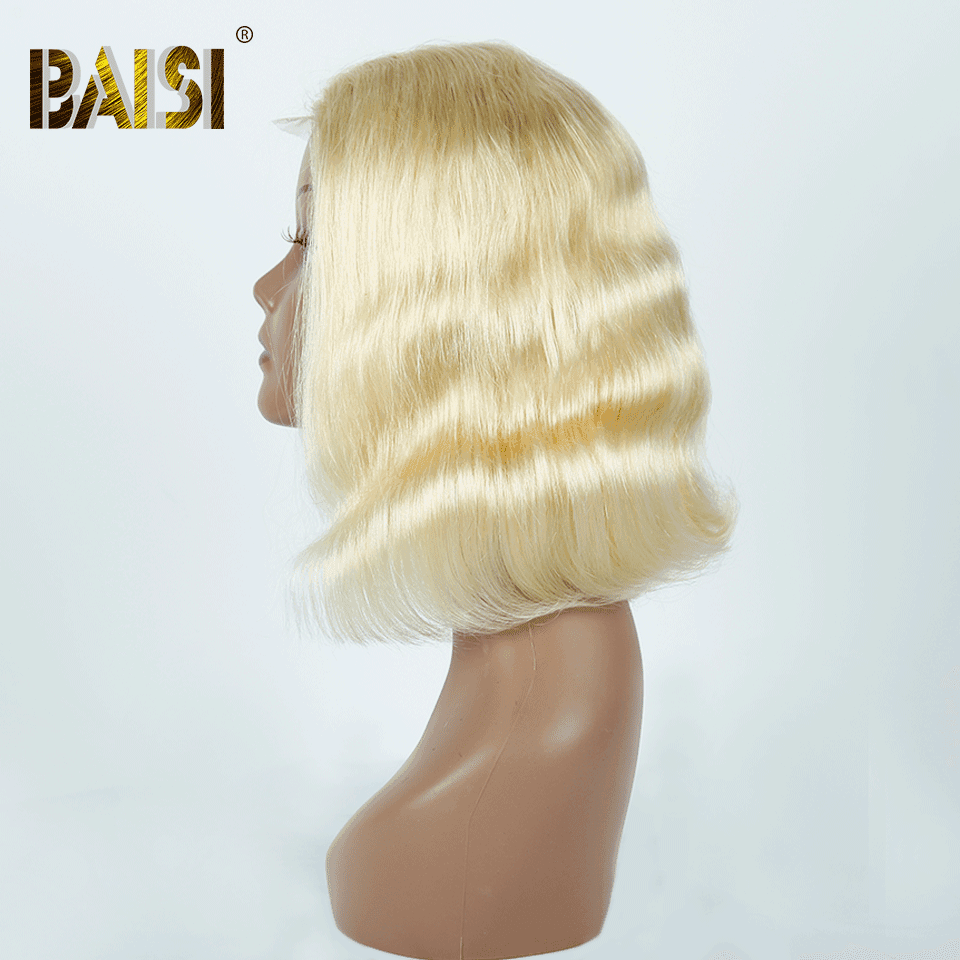 BAISI Nr. 613 Farbe 4X4 Lace Closure Perücken Blonde 180% Dichte Body Wave&Smooth
