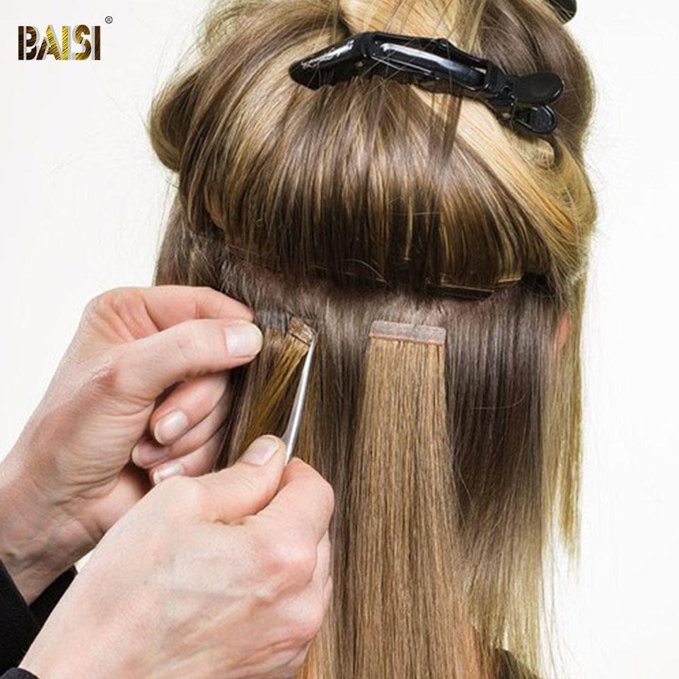 BAISI TAPE HAIR #27 In 100% Human Hair 20 Pieces and 100G Per Lot