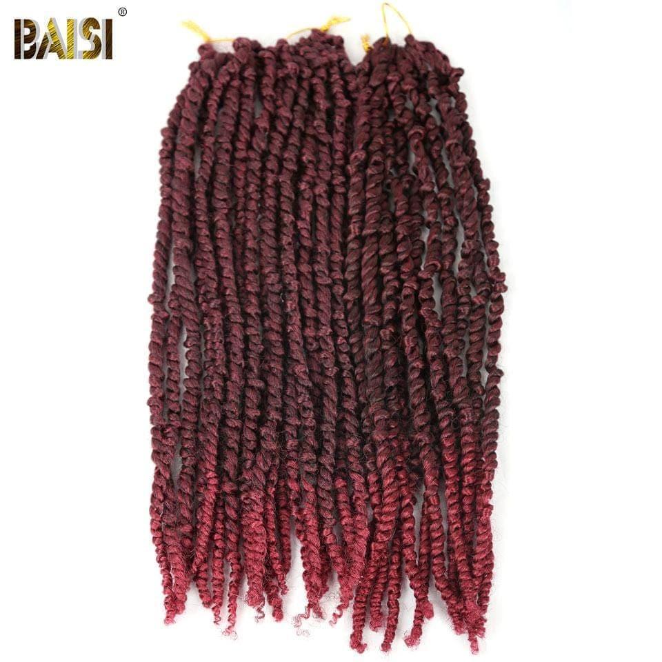 BAISI Bomb Twist Braid Gehäkelter Haarzopf aus 100% Kunsthaar