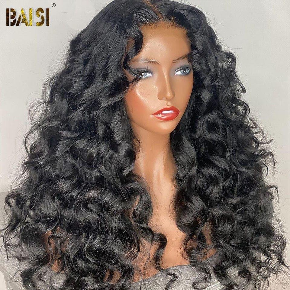 BAISI Achetez 2 perruques minimum au prix d'usine fournisseur 13x6 Lace Frontal Perruque Natural Wave en 100% Raw Hair