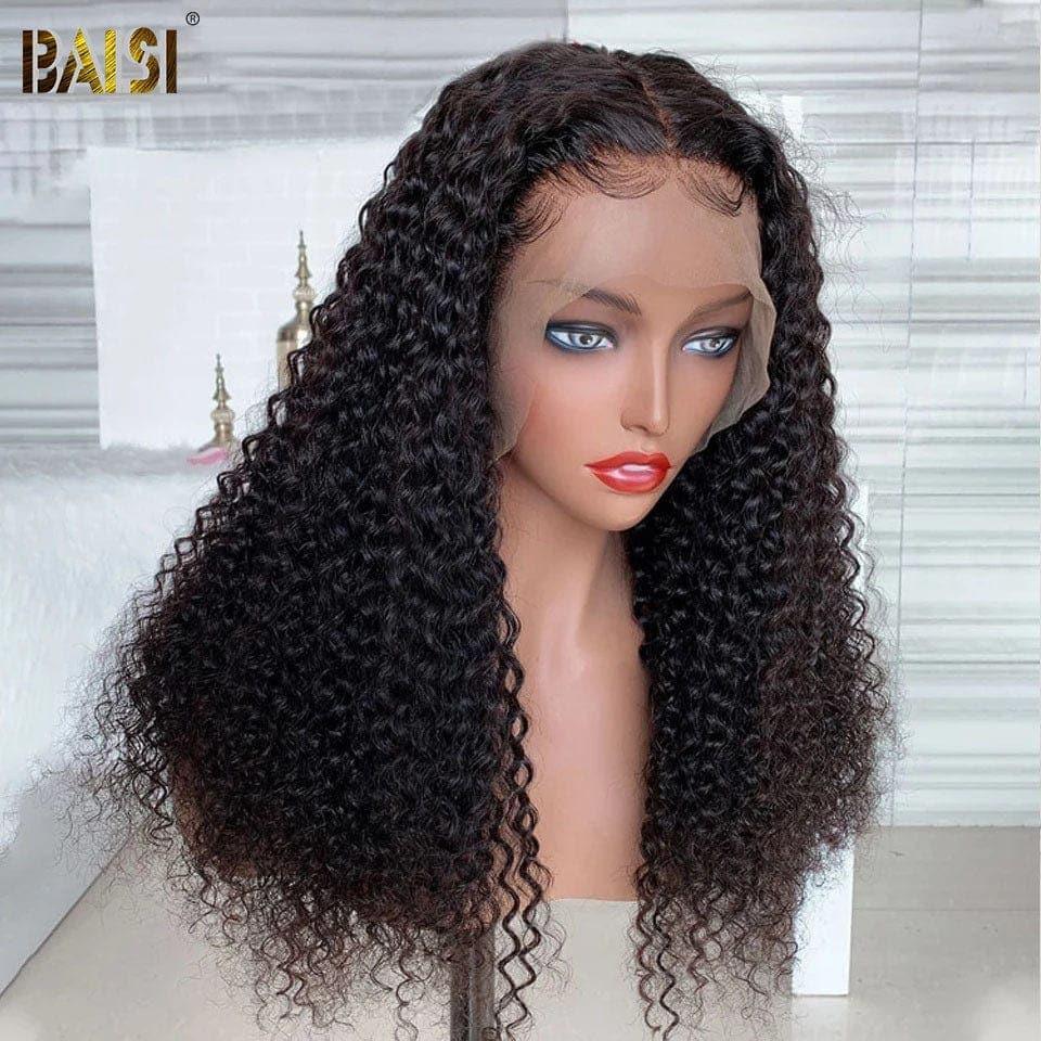 BAISI HAIR FR Grandes Promotion Perruque Lace Frontal Perruque Kinky Curly en 100% Raw Hair
