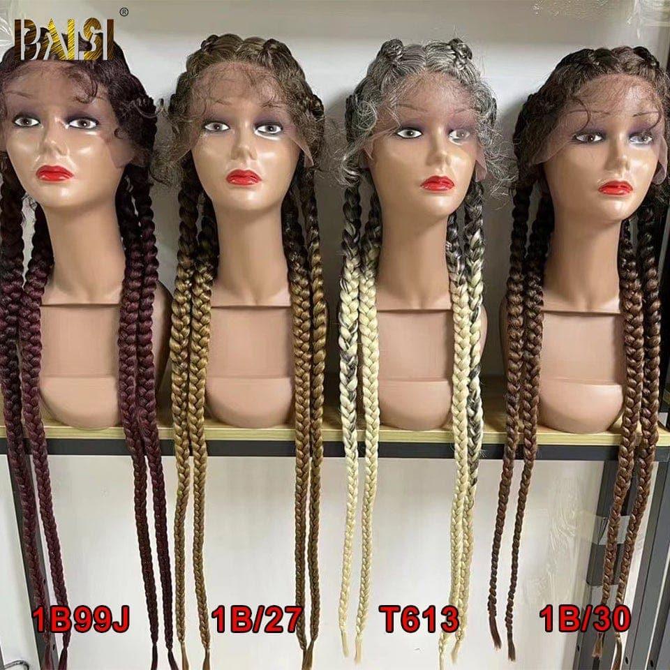 BAISI Achetez 2 perruques minimum au prix d'usine fournisseur NATTES DE 30 POUCES EN 100% Cheveux synthétiques (Pas Besoins De Code)