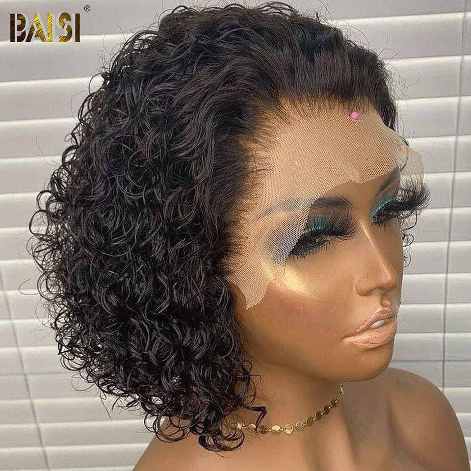 BAISI OLIVIA BOB curly en Couleur Marron ou NOIR 100% Cheveux Humains