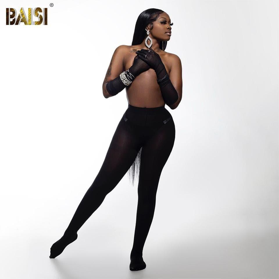 BAISI Sexy Cheveux Longues En 100% Cheveux Humains Lisse Straight