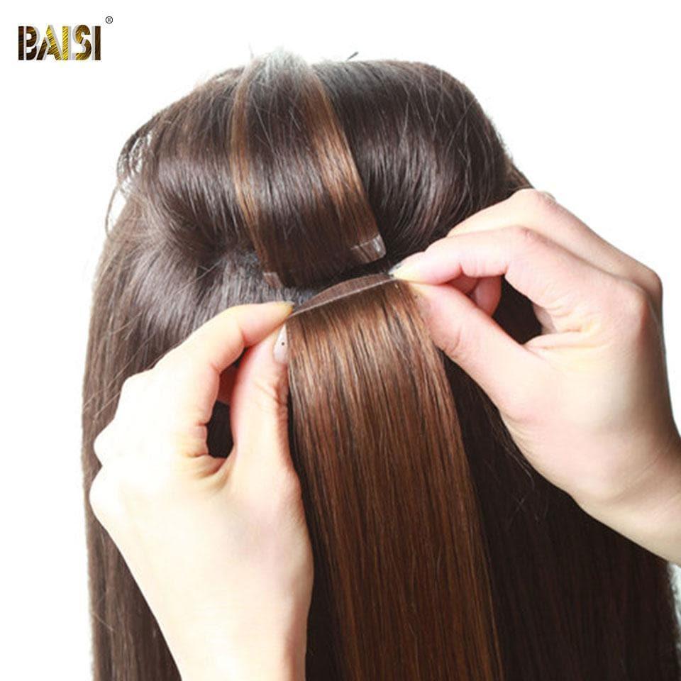 BAISI TAPE HAIR #4 En 100% Cheveux Humains 20 Pièces et 100G Par Lot