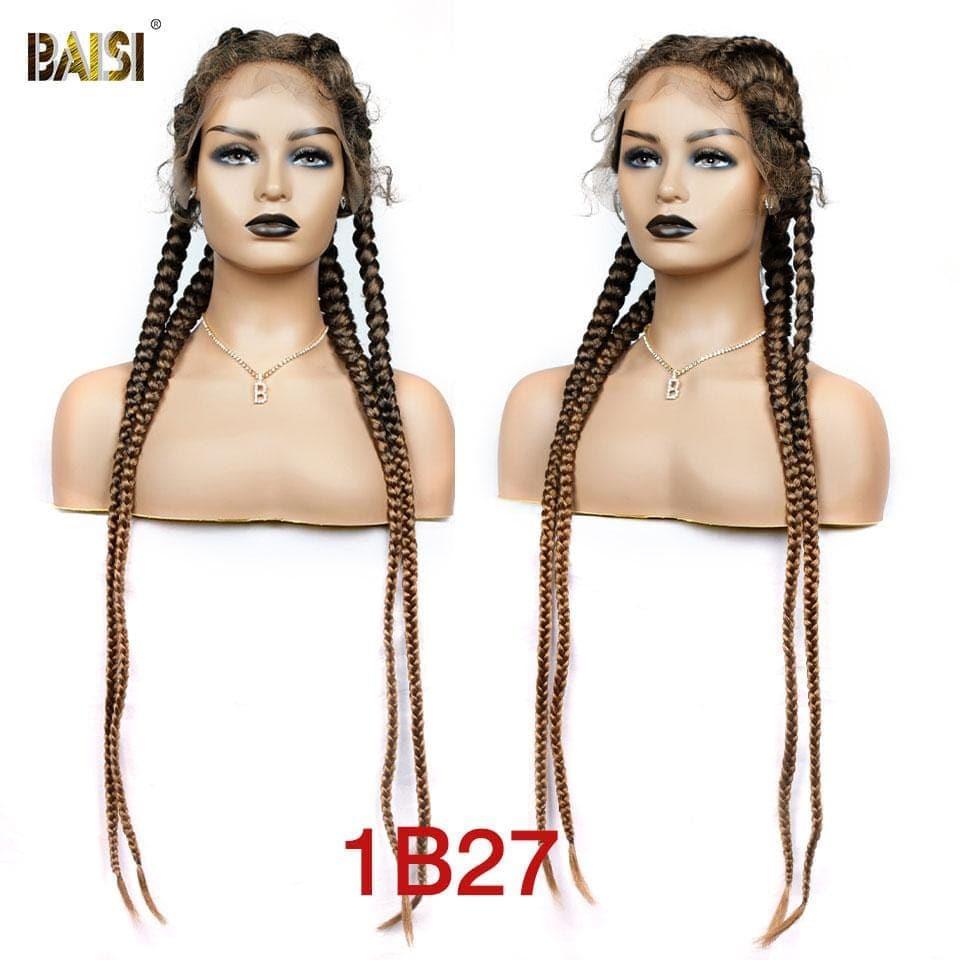 BAISI Achetez 2 perruques minimum au prix d'usine fournisseur NATTES DE 30 POUCES EN 100% Cheveux synthétiques (Pas Besoins De Code)