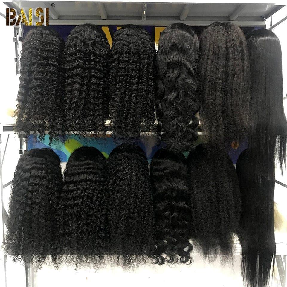 BAISI Vendita all'ingrosso 1 parrucca 100€ Lotto di 12 parrucche lunghe 24 pollici 1577€ In 100% capelli umani 12A FR38