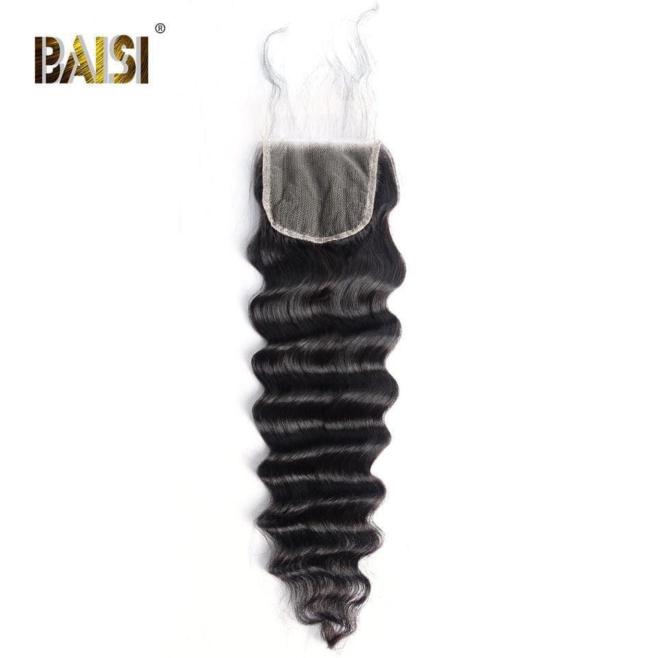 BAISI Hd Cierre De Encaje 4x4 Flaco Invisible