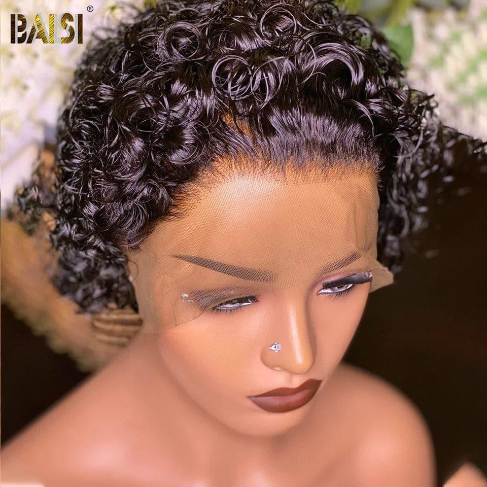 BAISI OLIVIA BOB curly en Couleur Marron ou NOIR 100% Cheveux Humains