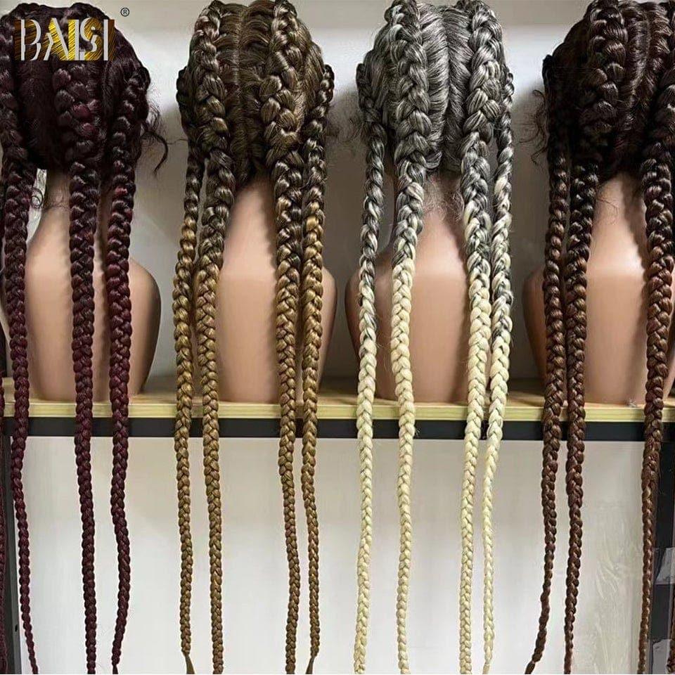 BAISI Achetez 2 perruques minimum au prix d'usine fournisseur NATTES DE 30 POUCES EN 100% Cheveux synthétiques (Pas Besoins De Code)
