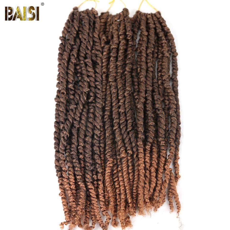 BAISI Bomb Twist Braid Gehäkelter Haarzopf aus 100% Kunsthaar