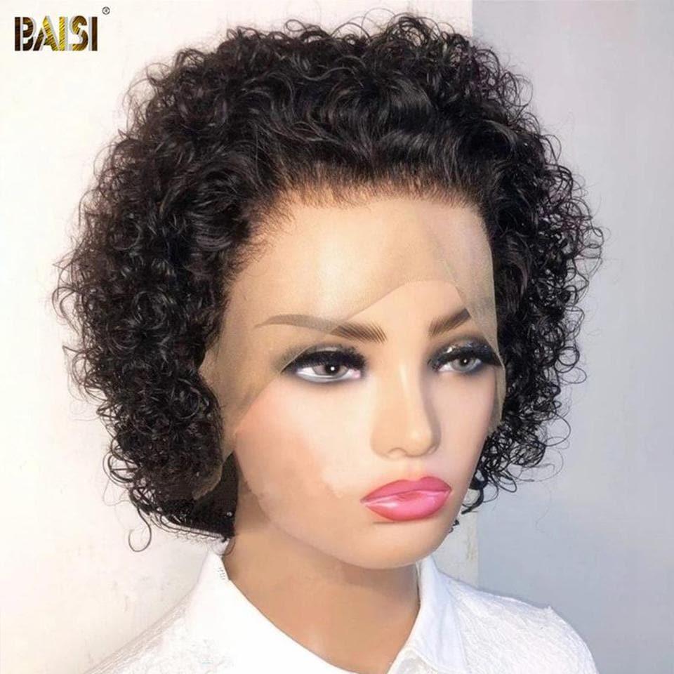 BAISI OLIVIA BOB curly en Couleur Marron ou NOIR 100% Cheveux Humains