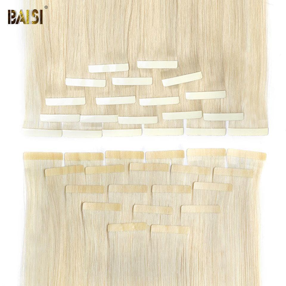 CABELO DE FITA BAISI #22 Em 100% Cabelo Humano 20 Peças e 100G Por Lote