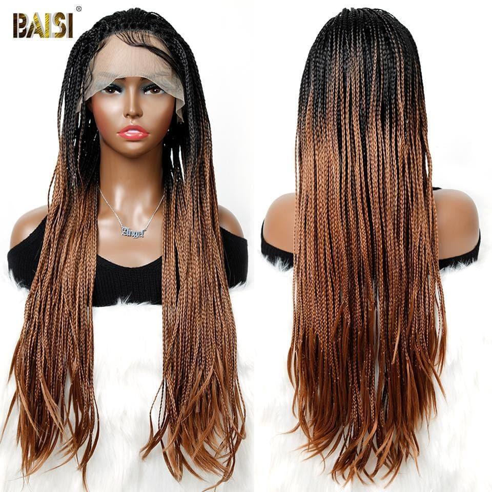 BAISI Box Braide Natte Longue En Cheveux Synthetiques 26 pouces