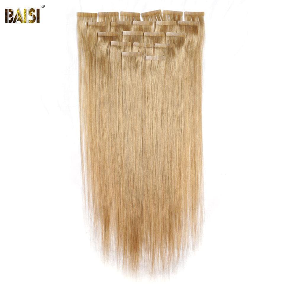 BAISI TAPE HAIR #27 In 100% Human Hair 20 Pieces and 100G Per Lot