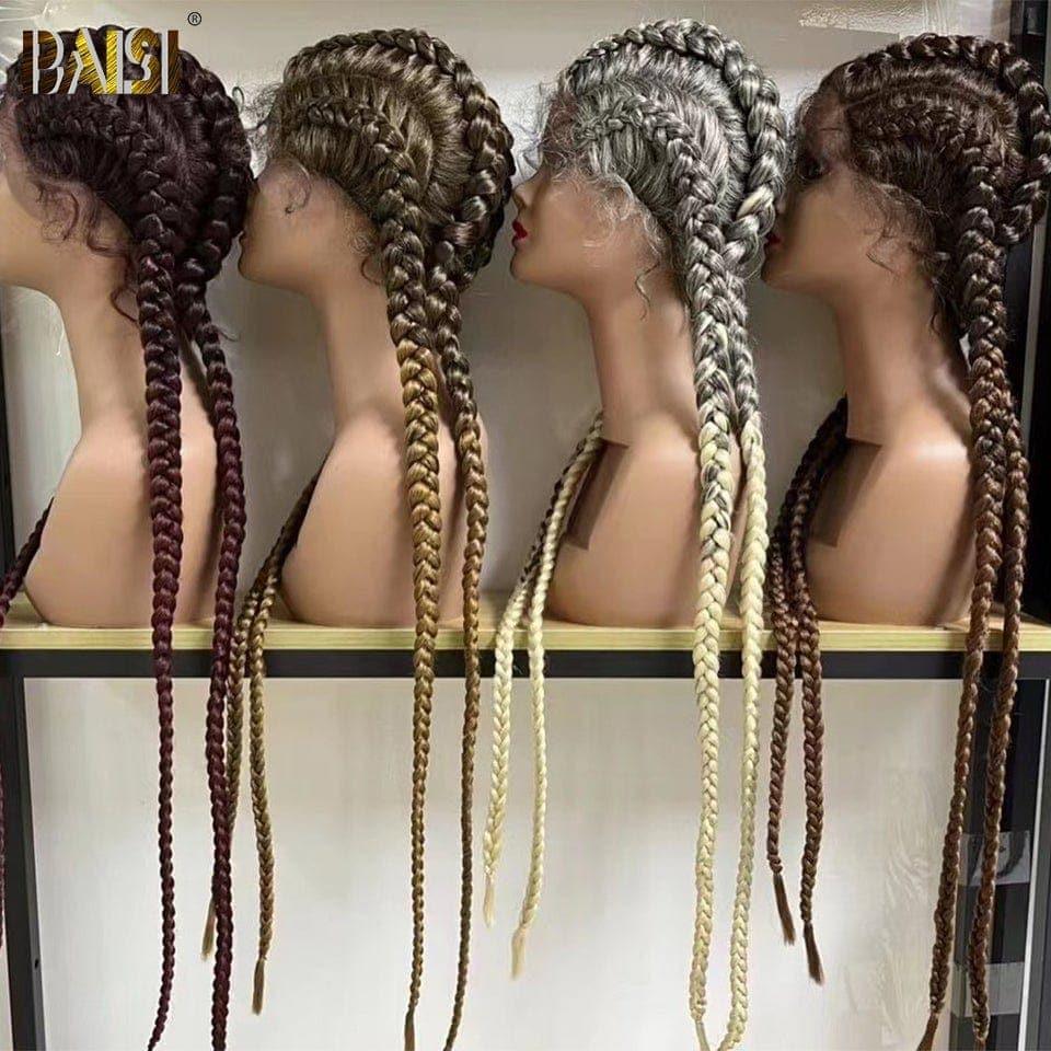 BAISI Achetez 2 perruques minimum au prix d'usine fournisseur NATTES DE 30 POUCES EN 100% Cheveux synthétiques (Pas Besoins De Code)