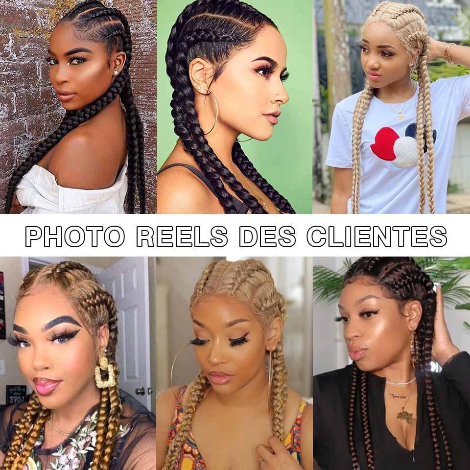 BAISI Achetez 2 perruques minimum au prix d'usine fournisseur NATTES DE 30 POUCES EN 100% Cheveux synthétiques (Pas Besoins De Code)