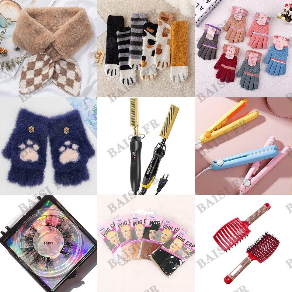 BAISI vente flash 4 perruques en 100% vrais cheveux humains 400 euro, CODE: VIP400