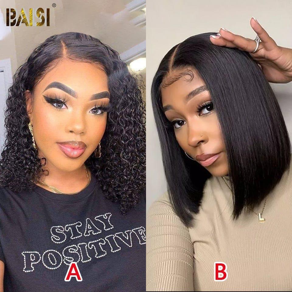 BAISI 4x4 lace closure lisse 10 pouces 76€ ou Perruque Conbinée A Prix Abordable 319€ Pour Quatre Perruques Lot 2 VIP100