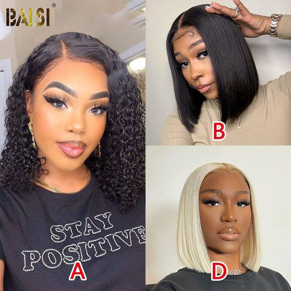 BAISI 4x4 lace closure lisse 10 pouces 76€ ou Perruque Conbinée A Prix Abordable 319€ Pour Quatre Perruques Lot 2 VIP100