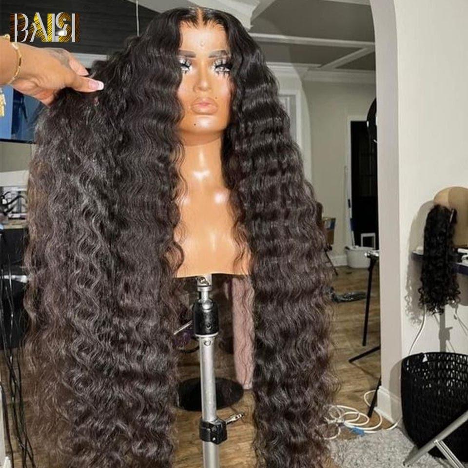 BAISI CUSTOMIZED Deep Wave LONG WIG 250% DENSITY 40 INCH
