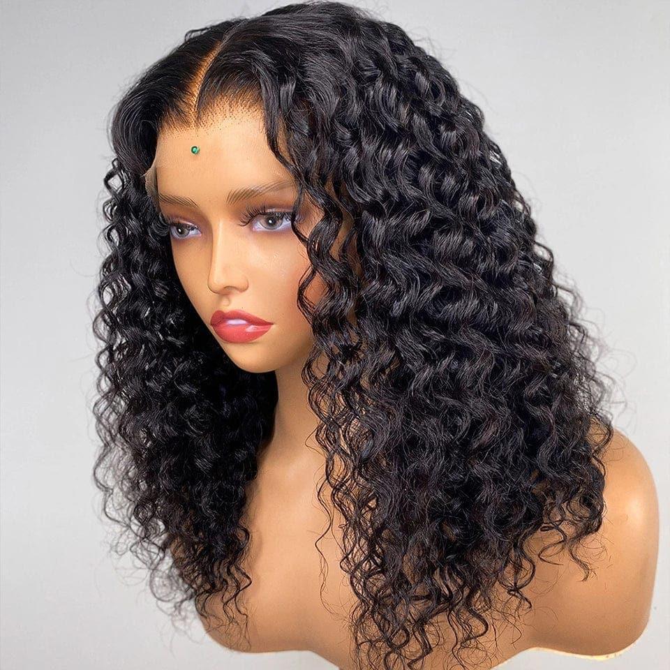 BAISI vente flash 6 perruques bob 320 euro ou 3 perrques 449 euro 2X6 Lisse de luxe 20 pouces et 13X6 curly wave 300% densité en 100% vrais cheveux humains