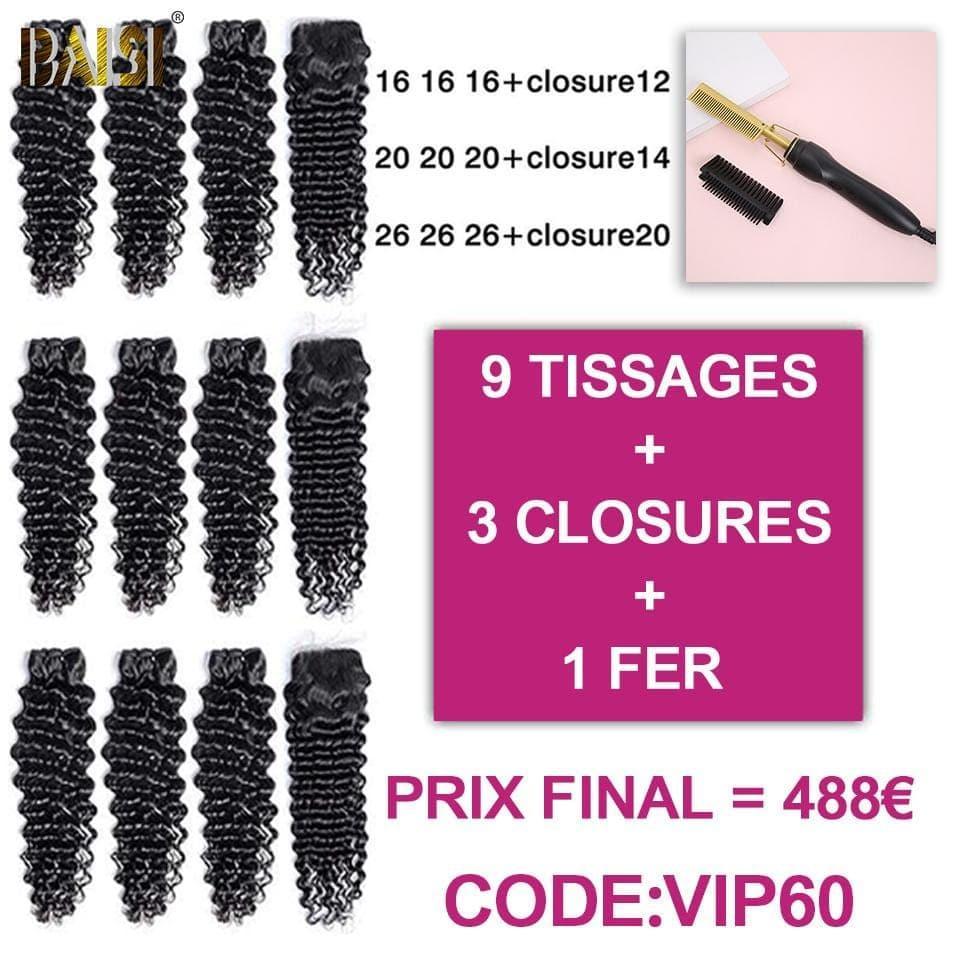 BAISI NEUF TISSAGES PLUS TROIS CLSOURES