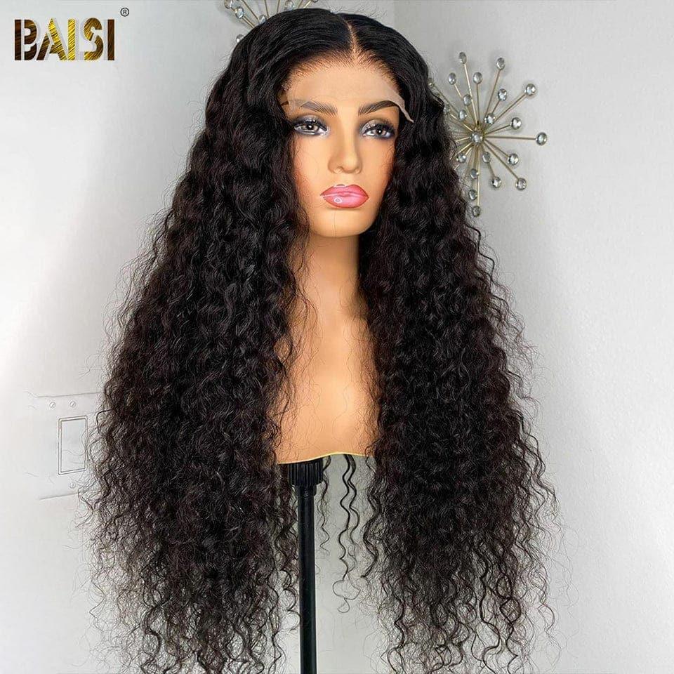 BAISI BLACK FRIDAY PROMO 4x4 Closure Human Hair Wig For Black Women