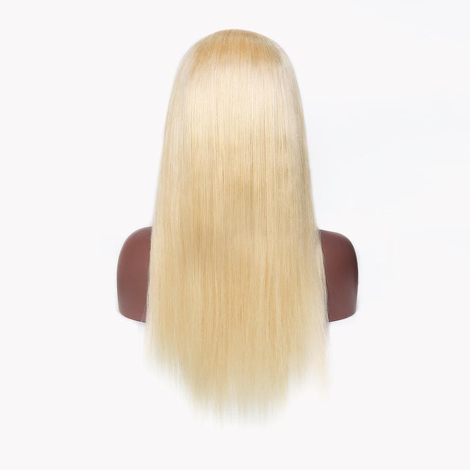 BAISI Achetez 2 perruques minimum au prix d'usine fournisseur #613 13x4 Lace Frontal Perruque Lisse Blonde Avec Transparent lace (Pas Besoin de Code)