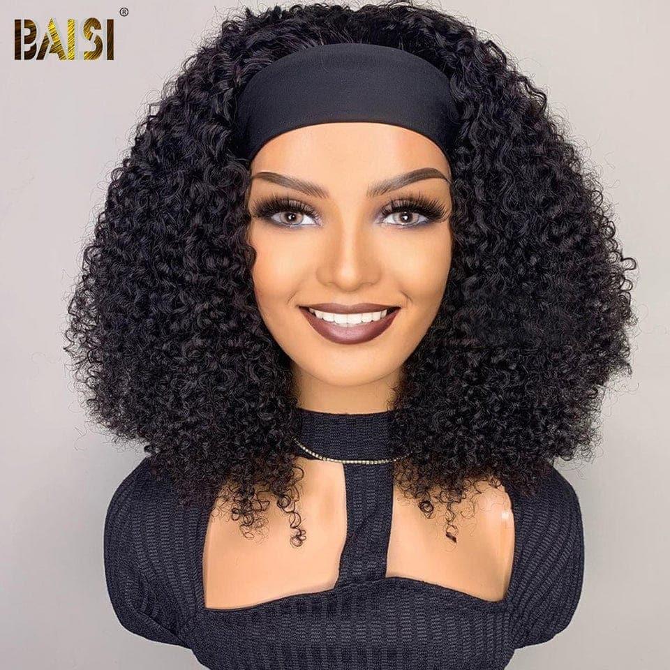 Parrucca a fascia riccia fatta a macchina BAISI C