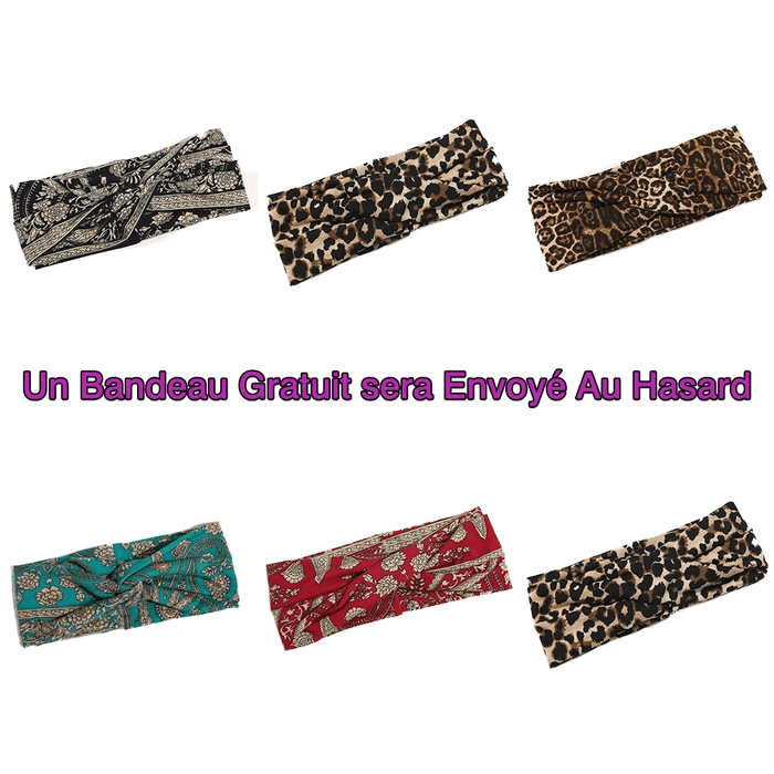 BAISI Machine Made Curly Water Wave Headband Wig