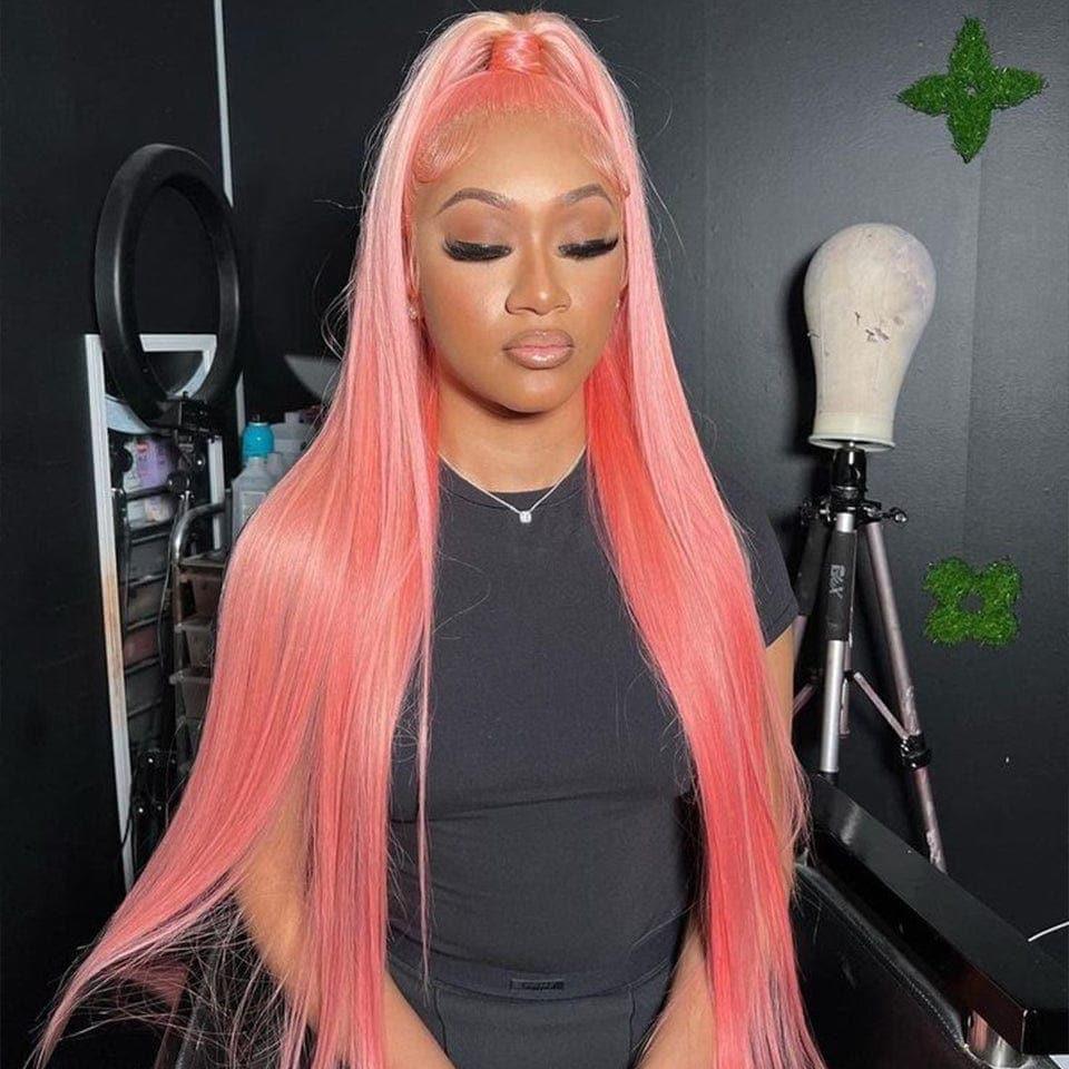 BAISI 4x4 13x4 Lace Wig Custom Colored Long In 150% And 180% Density