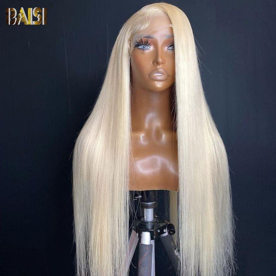 BAISI 13X4 Frontale gerade Perücke in Blond 613 # 100% Echthaar